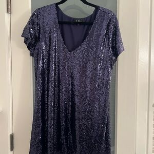 lulus purple sparkle dress